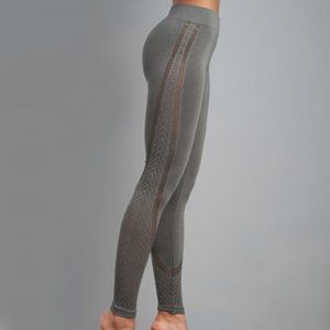 lemon seamless fur legging